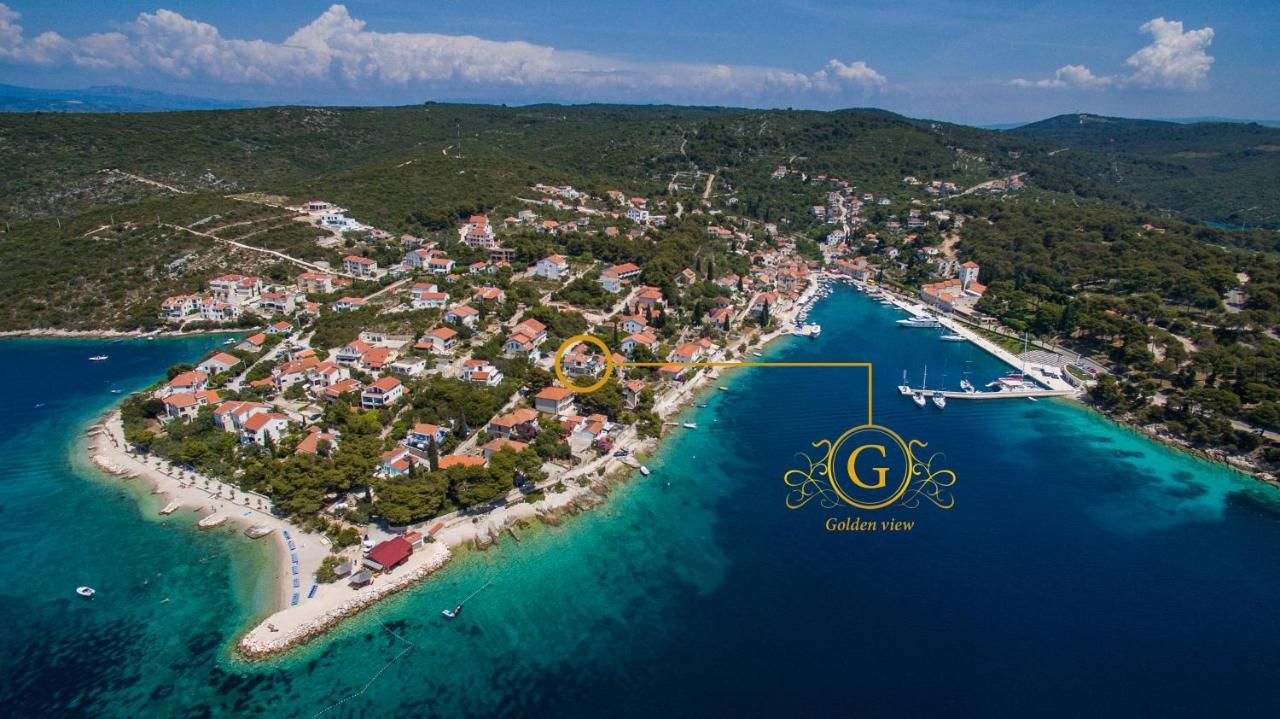 Golden view luxury apartment Maslinica Buitenkant foto